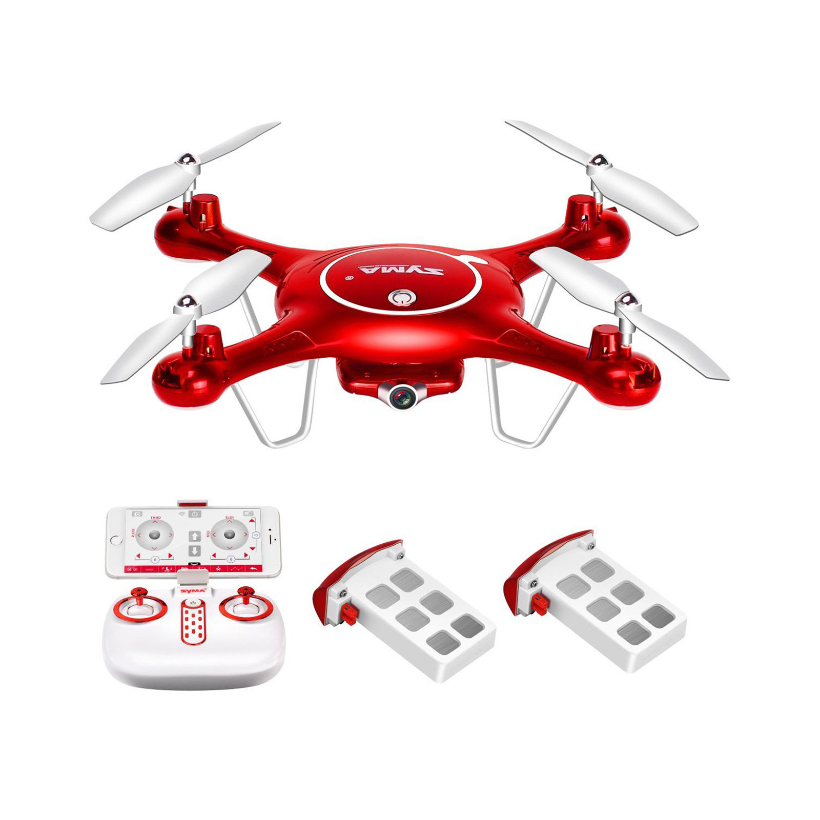 Радіокерована іграшка Syma Квадрокоптер 2,4 Ггц управлінням (X5UW_red) зображення 3