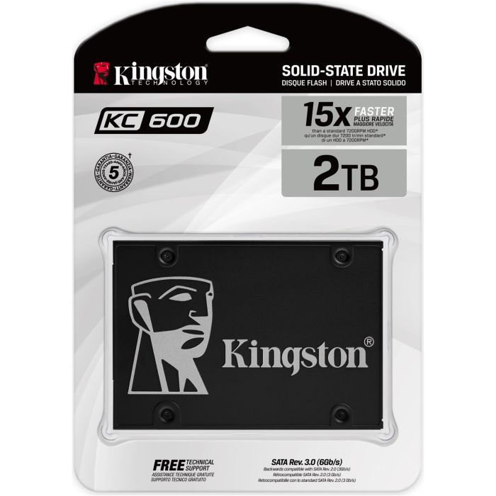Накопичувач SSD 2.5" 512GB Kingston (SKC600/512G) зображення 4