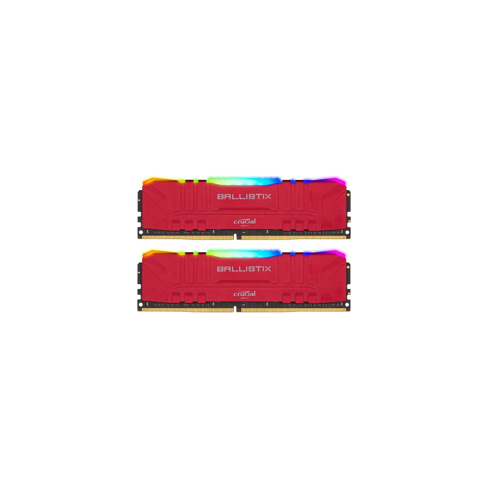 Модуль пам'яті для комп'ютера DDR4 16GB (2x8GB) 3200 MHz Ballistix Red RGB Micron (BL2K8G32C16U4RL)