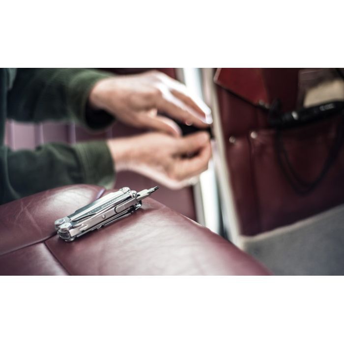 Мультитул Leatherman WAVE PLUS BLACK&SILVER, синтетичний чохол, карт. коробка (832622) зображення 7