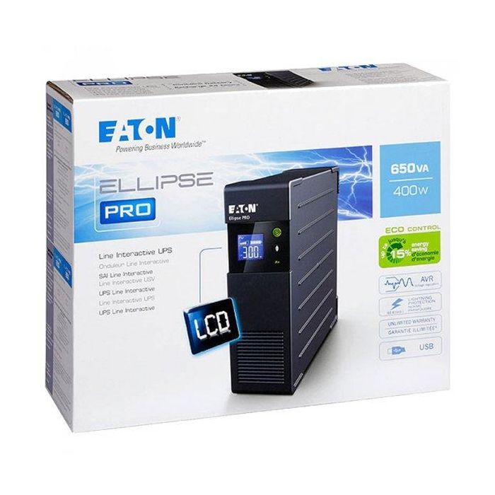 Пристрій безперебійного живлення Eaton Ellipse PRO 650 DIN (9207-43388) зображення 5