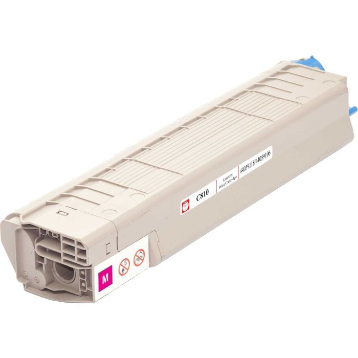 Тонер-картридж BASF OKI C810 Magenta 44059118/44059106 (KT-C810M) изображение 3