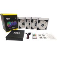 Кулер для корпуса Azza 4 X HURRICANE II (FAAZ-12DRGBB2-241/FNAZ-12DRGB2-241) изображение 4