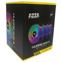 Кулер для корпуса Azza 4 X HURRICANE II (FAAZ-12DRGBB2-241/FNAZ-12DRGB2-241) изображение 5