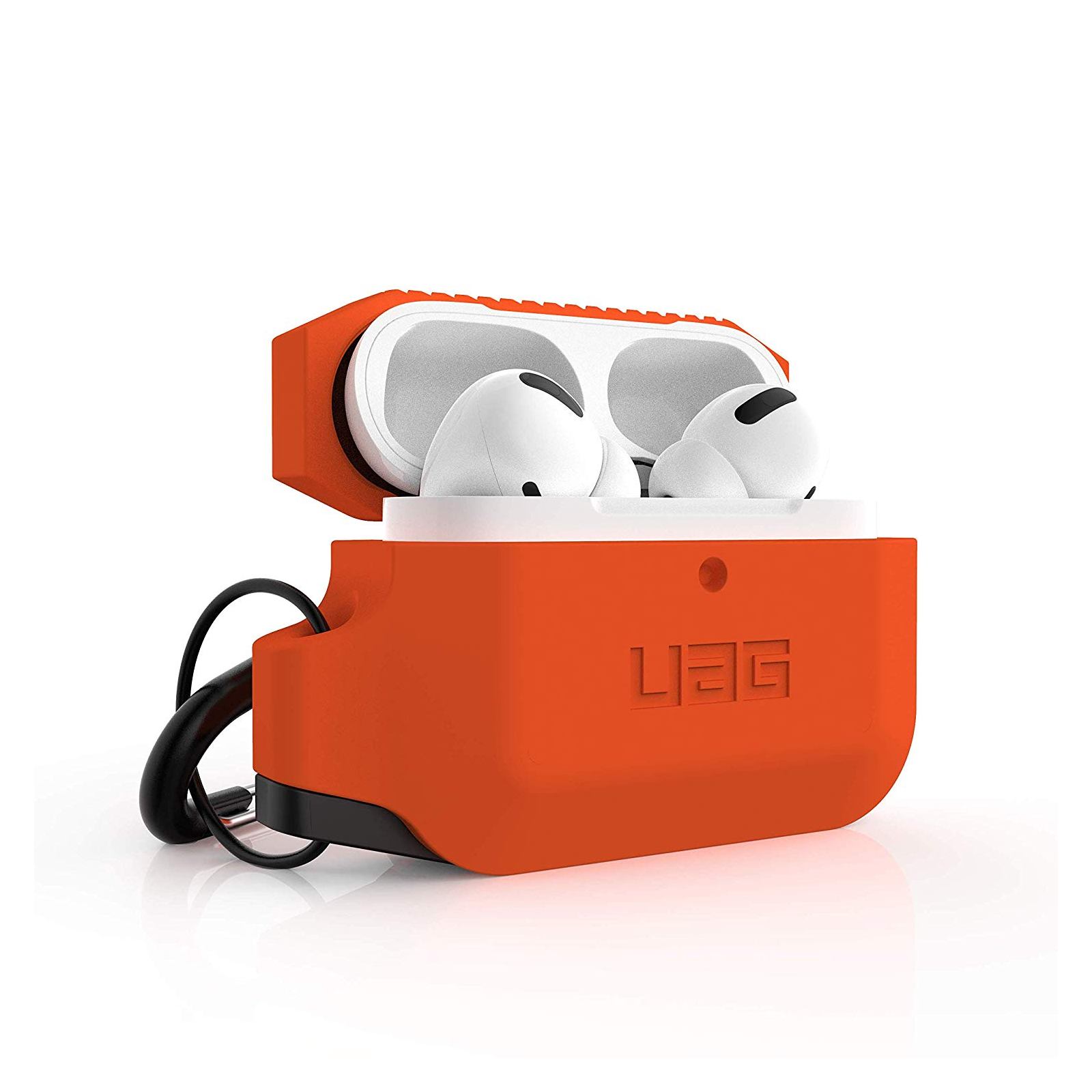 Чохол для навушників UAG для Airpods Pro Silicone Orange/Black (10225K119740) зображення 3