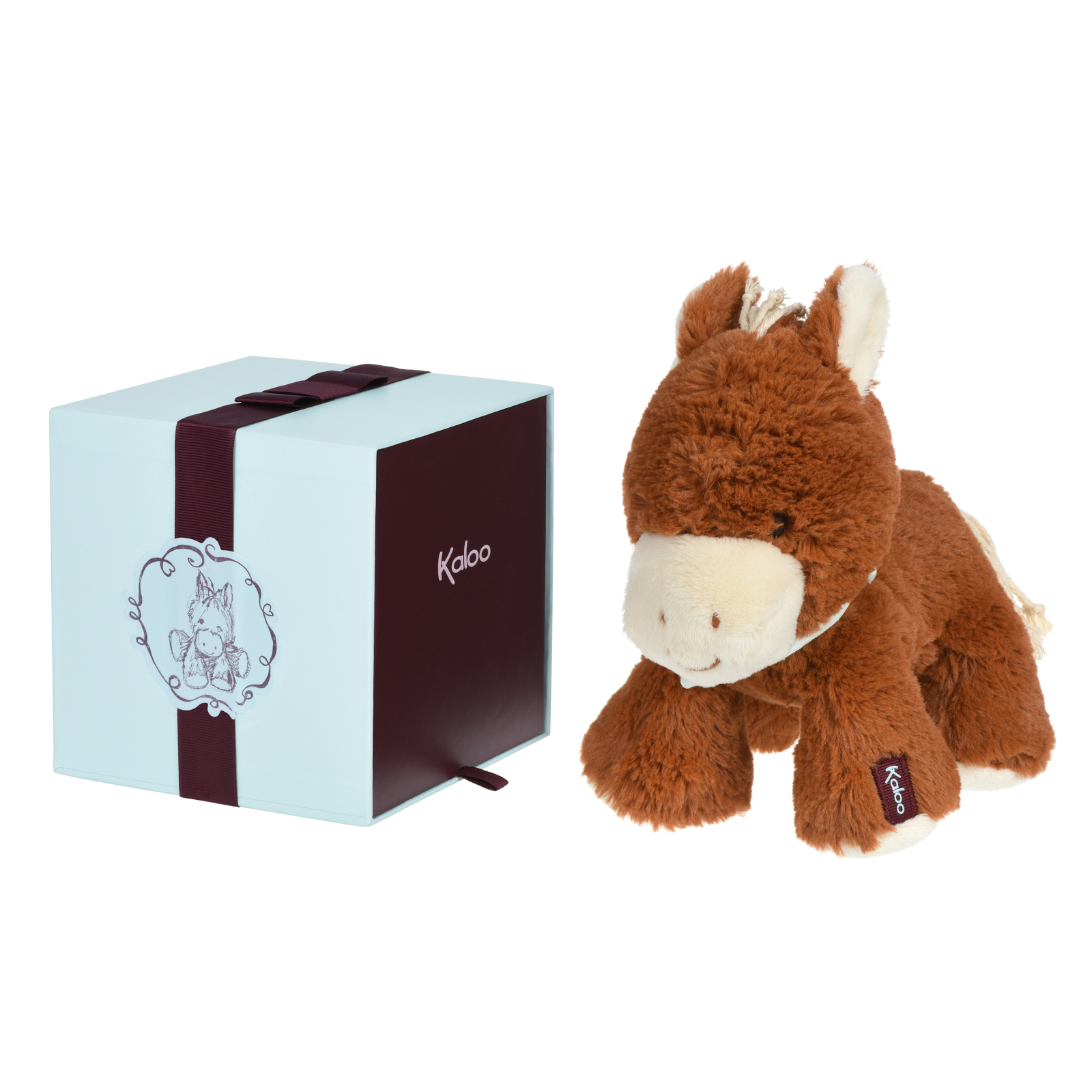 М'яка іграшка Kaloo Les Amis Конячка мокко (25 см) в коробці (K963002) зображення 2