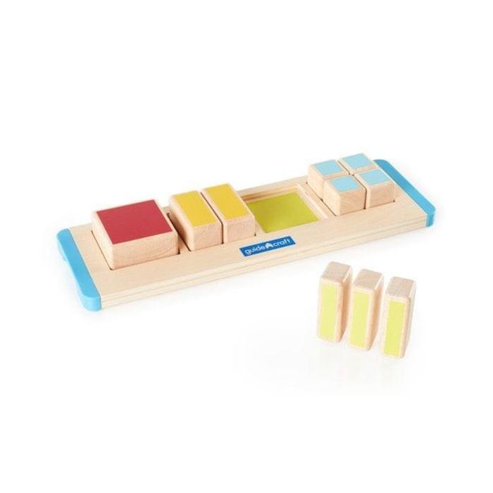 Игровой набор Guidecraft Manipulatives Дробные части квадрата (G6748) изображение 2