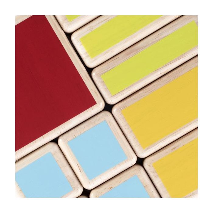 Игровой набор Guidecraft Manipulatives Дробные части квадрата (G6748) изображение 4