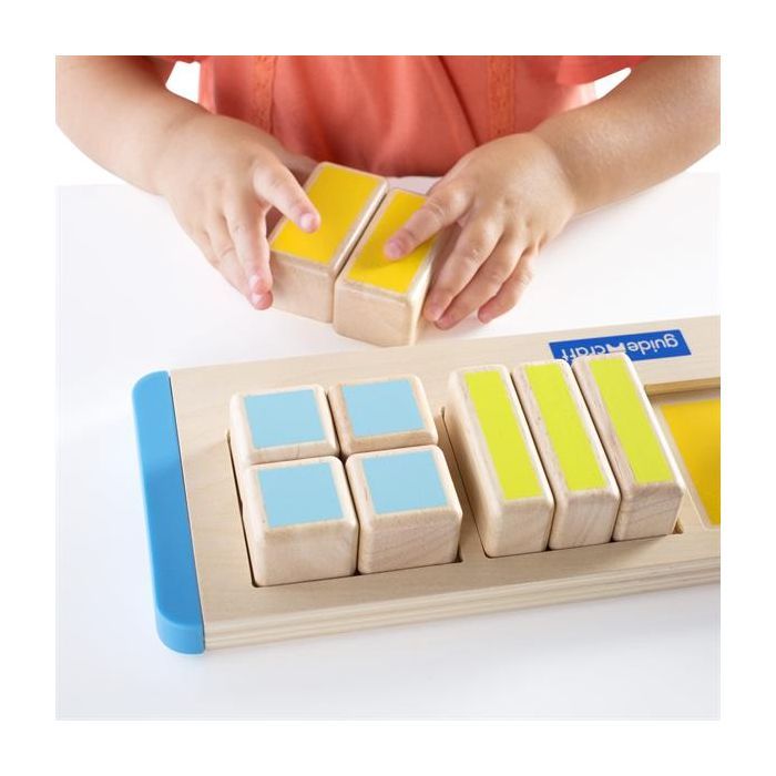 Игровой набор Guidecraft Manipulatives Дробные части квадрата (G6748) изображение 5