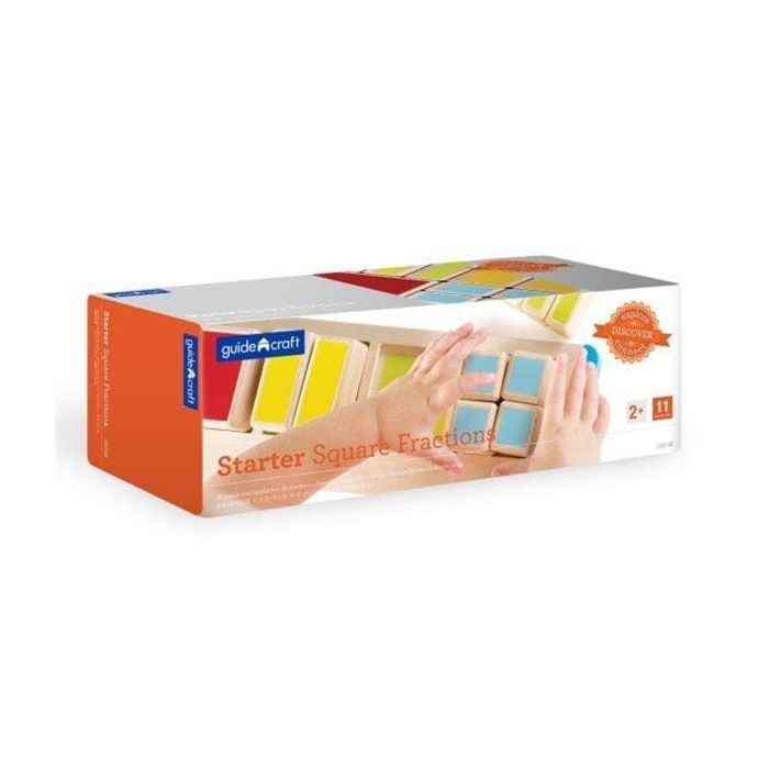 Игровой набор Guidecraft Manipulatives Дробные части квадрата (G6748) изображение 8