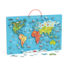 Пазл Viga Toys магнитный Карта мира с маркерной доской, на английском (44508EN)