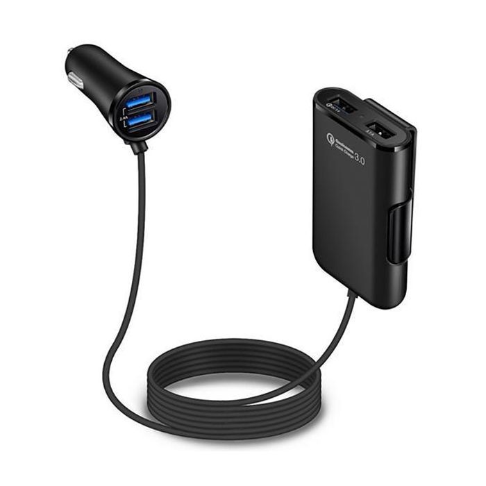 Зарядное устройство XoKo CQC-410 4 USB, 8A, Qualcom 3.0, Bl (CQC-410-BK)