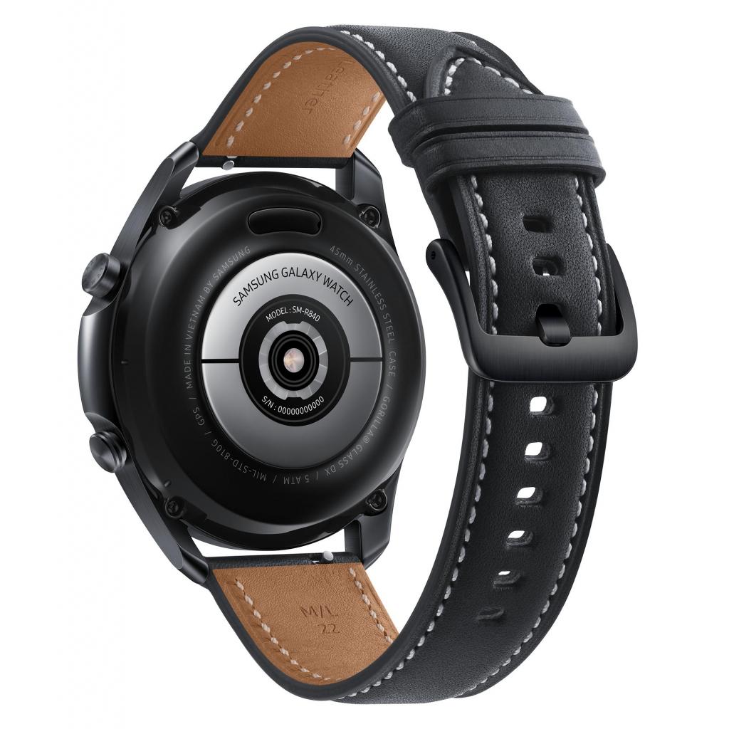 Смарт-годинник Samsung SM-R840/8 (Galaxy Watch3 45mm) Black (SM-R840NZKASEK) зображення 4