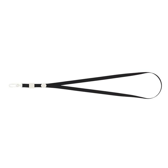 Шнурок для бейджа Buromax 460х10 мм Black, карабин (BM.5425-01)