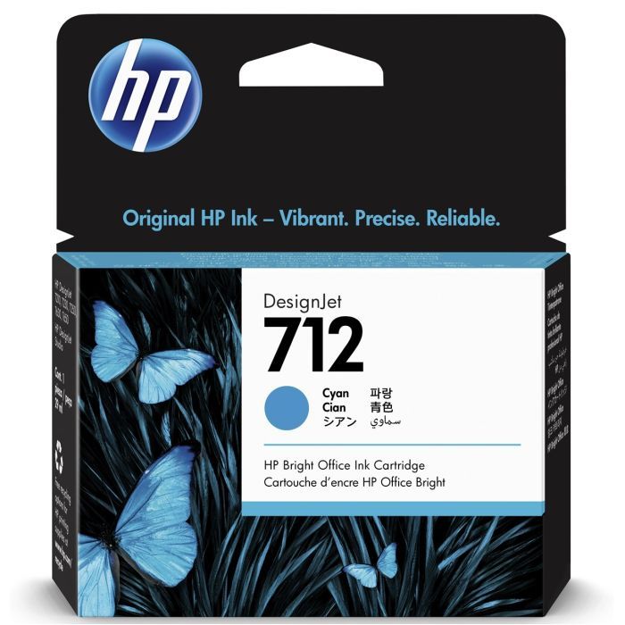 Картридж HP DJ No.712 DesignJet Т230/Т630 Cyan 29ml (3ED67A)