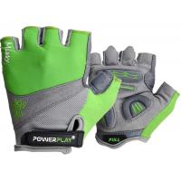 Photos - Cycling Gloves PowerPlay Велорукавиці  Women 5277 Green XS  5277DXSGreen (5277DXSGreen)