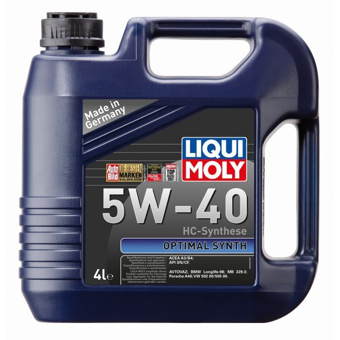 Моторное масло Liqui Moly Optimal Synth 5W-40 1л (LQ 3925)