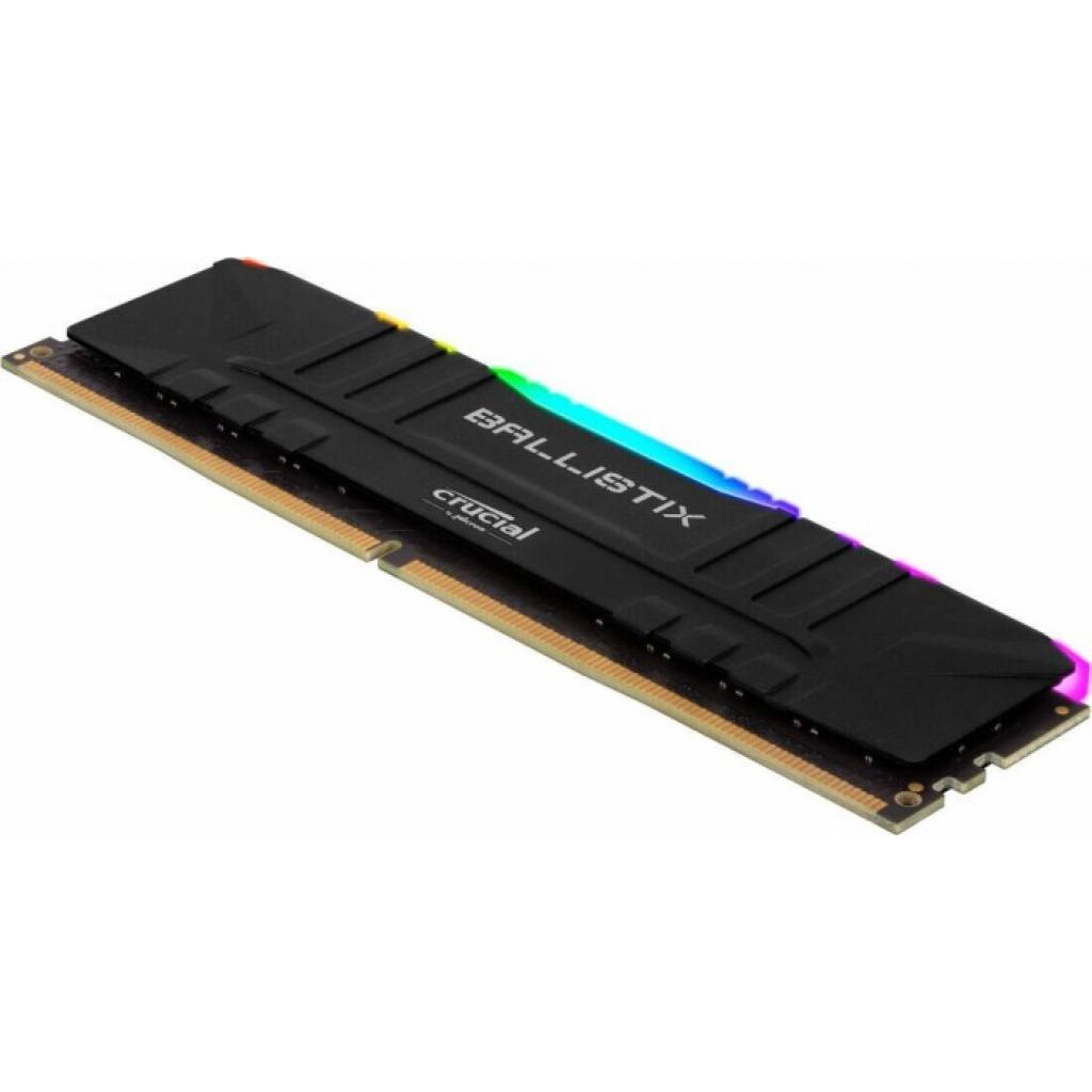 Модуль пам'яті для комп'ютера DDR4 16GB 3600 MHz Ballistix Black RGB Micron (BL16G36C16U4BL) зображення 3