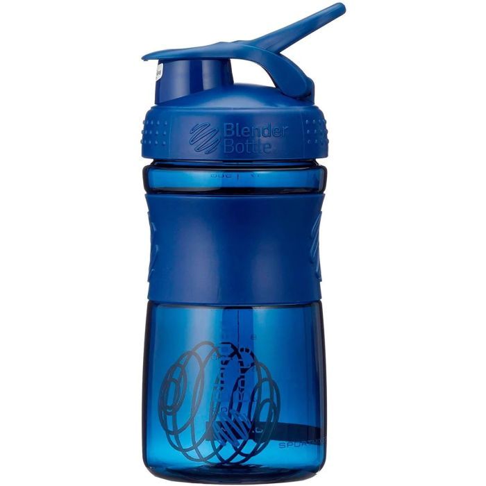Шейкер спортивный BlenderBottle SportMixer 590ml Navy ORIGINAL (SM 20oz Navy) изображение 4