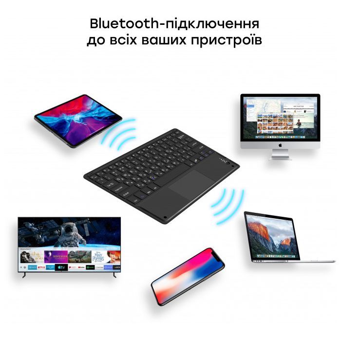 Клавіатура AirOn Easy Tap для Smart TV та планшета (4822352781088) зображення 9