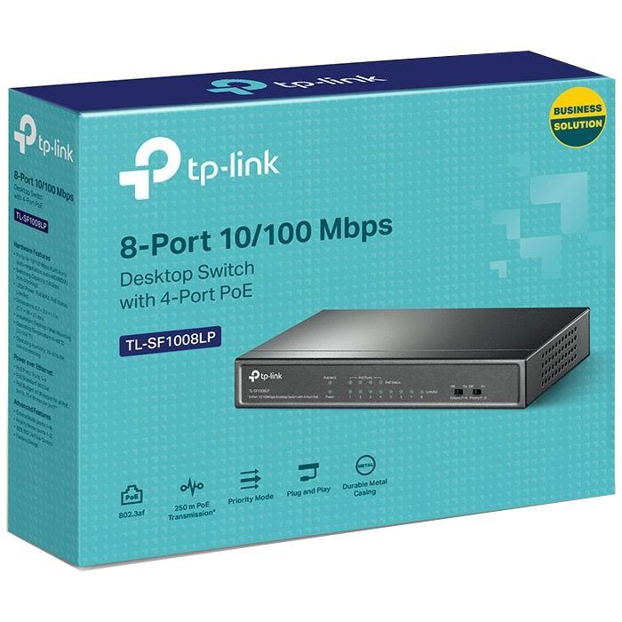Коммутатор сетевой TP-Link TL-SF1008LP изображение 3