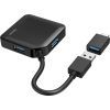 Концентратор Hama 4 Ports USB 3.2, USB-C Adapter Black (00200116) изображение 2