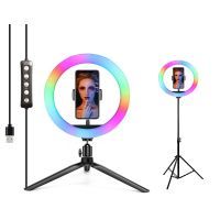 Набір блогера XoKo BS-610 2in1 stand 160cm with RGB LED lamp 26cm, tripod 19cm (BS-610) зображення 7