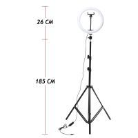 Набір блогера XoKo BS-610 2in1 stand 160cm with RGB LED lamp 26cm, tripod 19cm (BS-610) зображення 9