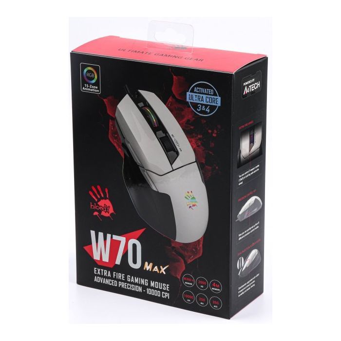 Мышка A4Tech Bloody W70 Max Panda White изображение 10