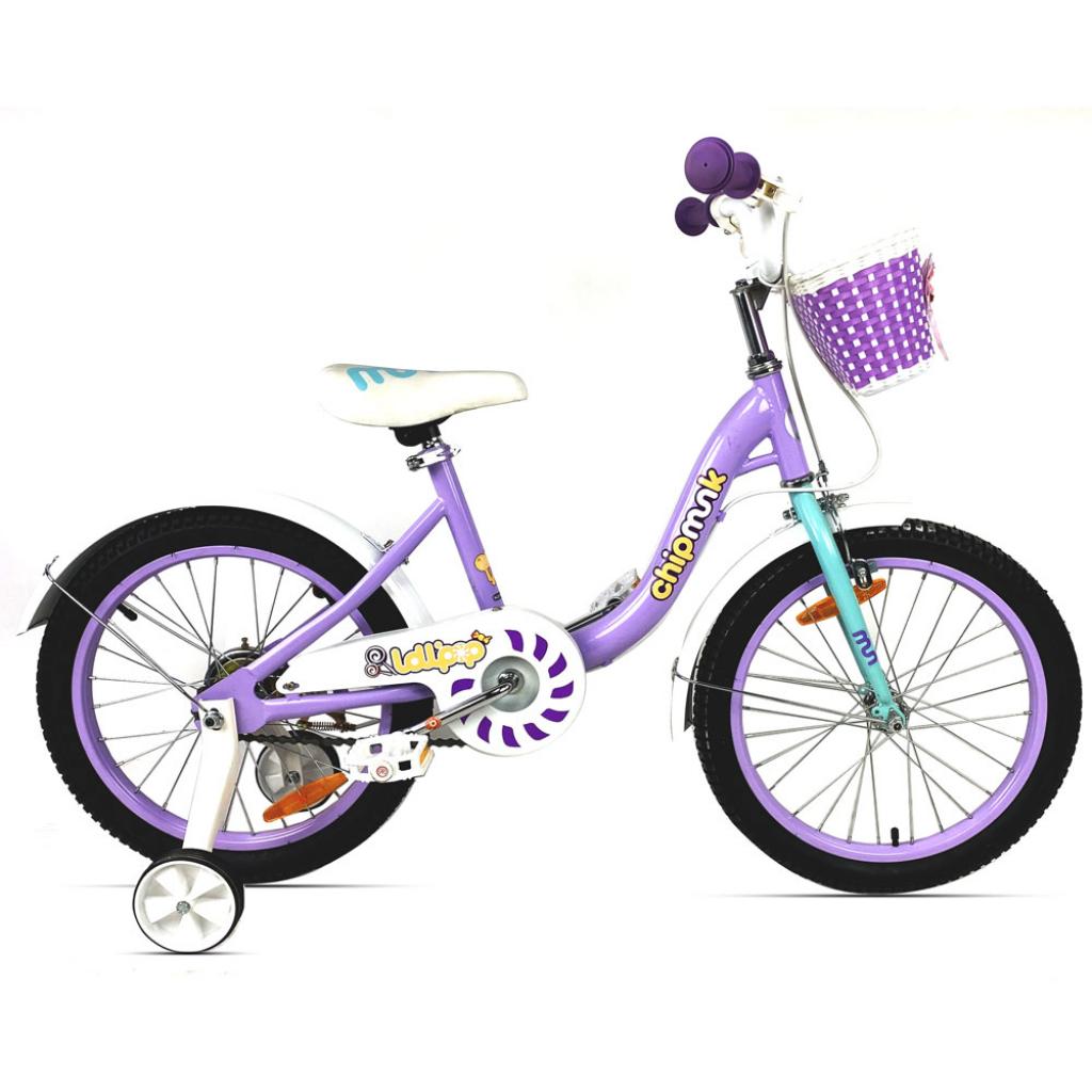 Детский велосипед Royal Baby Chipmunk MM Girls 18", Official UA, фиолетовый (CM18-2-purple)