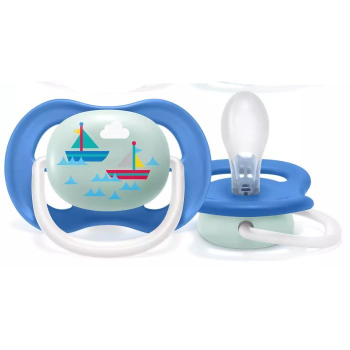 Пустышка Philips AVENT Ultra Air I love... для мальчиков 6-18 мес (SCF080/03) изображение 2