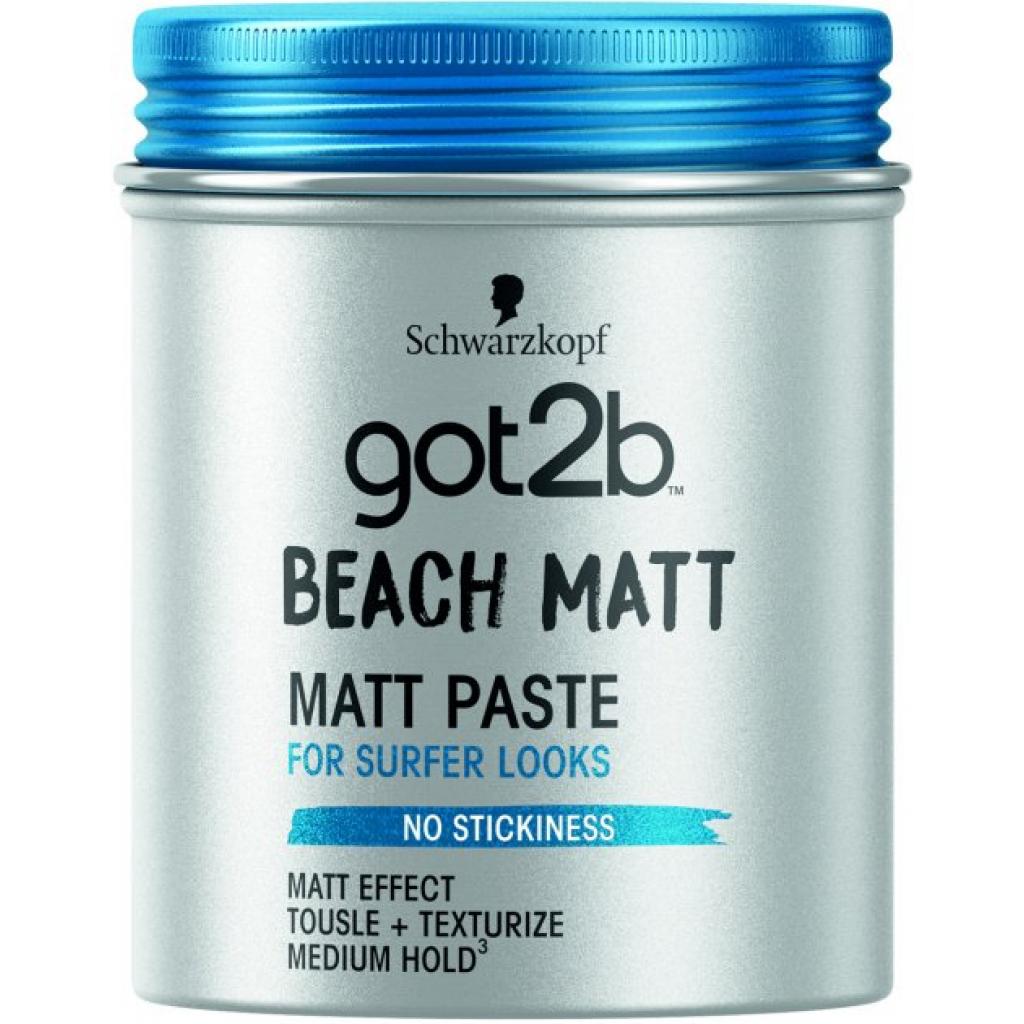 Паста для волос Got2b Beach Matt Матирующая Фиксация 3 100 мл (9000100417839)