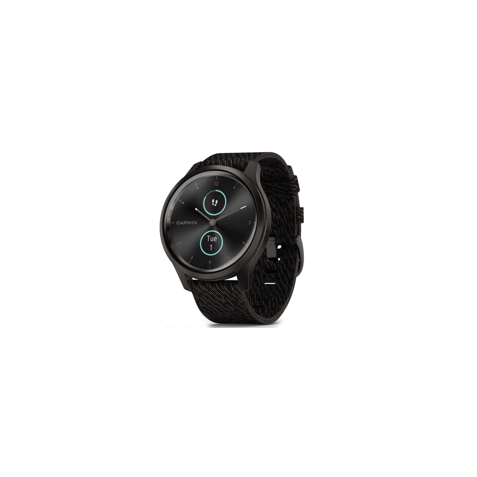 Смарт-часы Garmin vivomove Style, Graphite, Black Pepper, Nylon (010-02240-23)