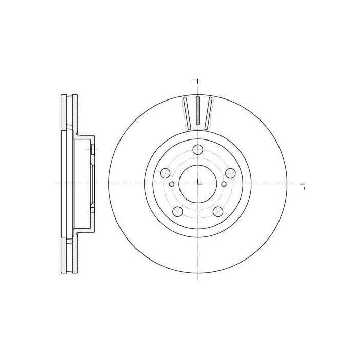 Гальмівний диск REMSA 6577.10