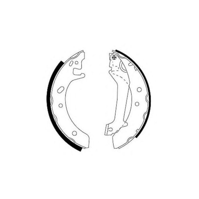 Тормозные колодки Bosch 0 986 487 832