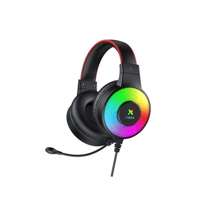 Наушники Vinga HSCU-100 Gaming LED Black (HSCU-100) изображение 2