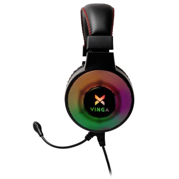 Наушники Vinga HSCU-100 Gaming LED Black (HSCU-100) изображение 7