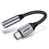 Перехідник USB-C to 3.5mm F 0.10m AV142 (Gray) Ugreen (30632)