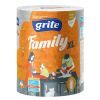 Бумажные полотенца Grite Family Jumbo XL 2 слоя 1 рулон (4770023348613)