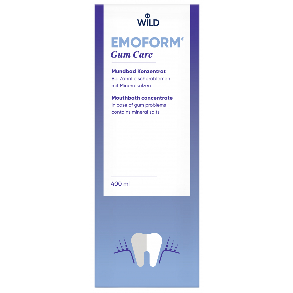 Ополаскиватель для полости рта Dr. Wild Emoform Gum Care Уход за деснами с минеральными солями 500 мл (7611841702447) изображение 2