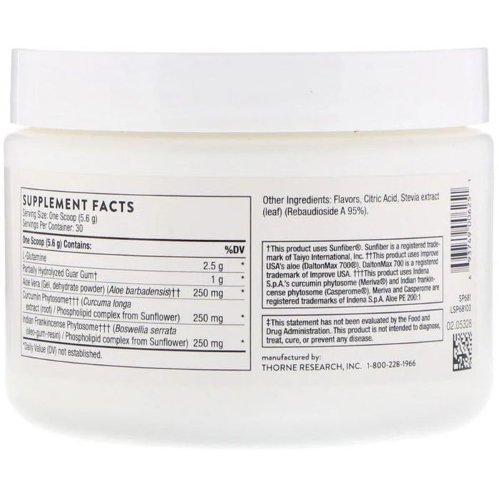 Аминокислота Thorne Research Энтеросорбент, со вкусом апельсина и ванили, EnteroMend, 16 (THR-00625) изображение 2