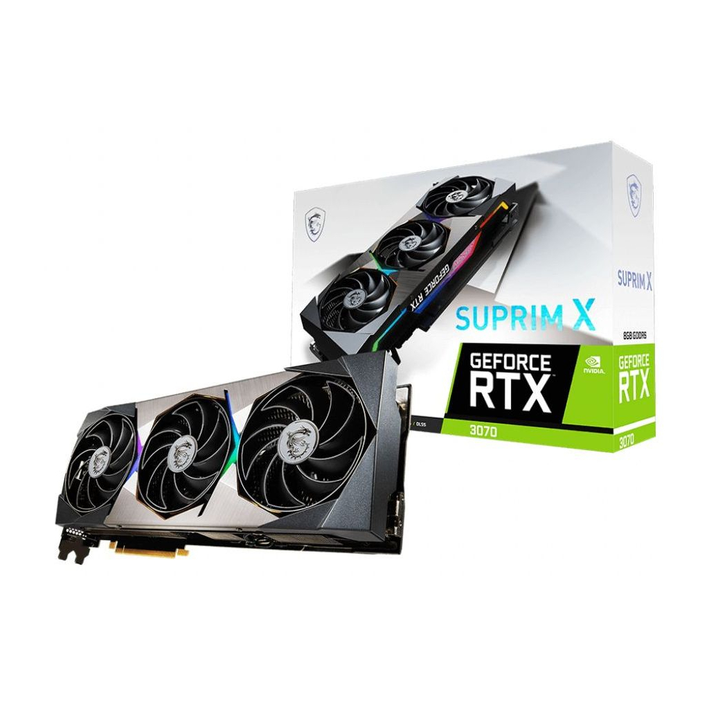 Відеокарта MSI GeForce RTX3070 8Gb SUPRIM X LHR (RTX 3070 SUPRIM X 8G LHR)
