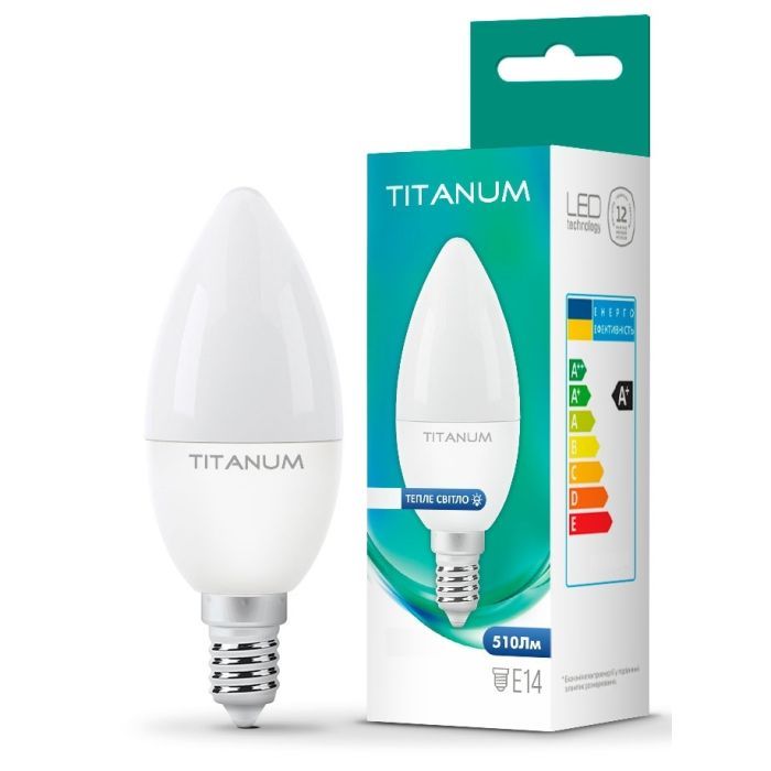 Лампочка TITANUM Filament C37 4W E14 4100K (TLFC3704144)