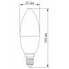 Лампочка TITANUM Filament C37 4W E14 4100K (TLFC3704144) зображення 3