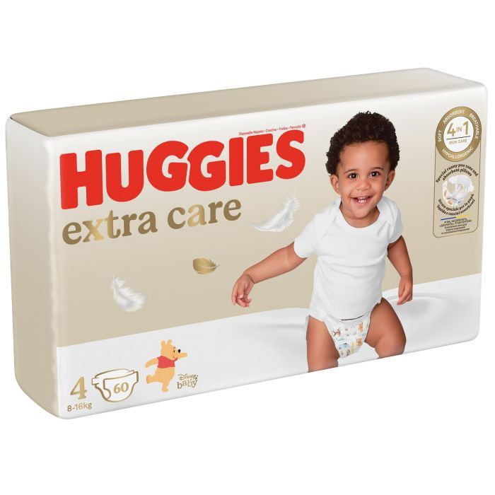 Подгузники Huggies Extra Care Size Размер 4 (8-16 кг) 76 шт (5029053583167) изображение 2
