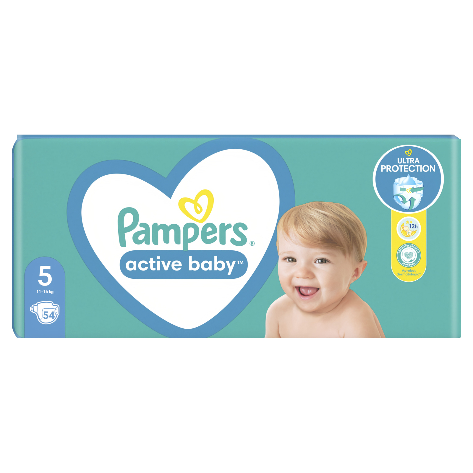 Подгузники Pampers Active Baby Junior Размер 4 (9-14 кг) 54 шт (8006540045657) изображение 2