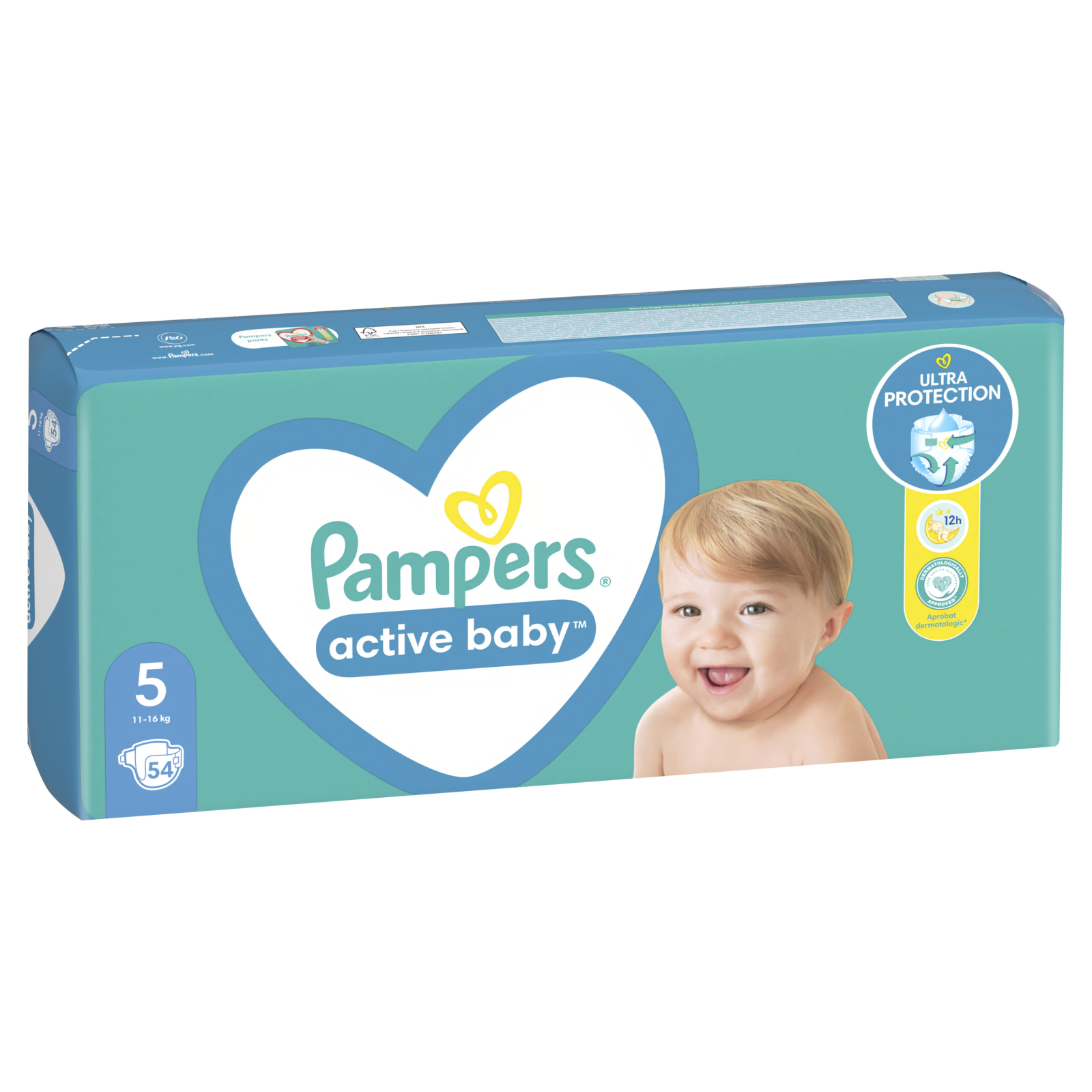 Подгузники Pampers Active Baby Junior Размер 4 (9-14 кг) 54 шт (8006540045657) изображение 3