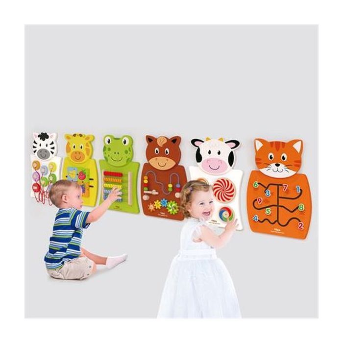 Развивающая игрушка Viga Toys Бизиборд Лошадка с лабиринтом (50678FSC) изображение 2