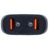 Зарядное устройство Gembird 2 port 36W QC3.0 (TA-U2QC3-CAR-01) изображение 2