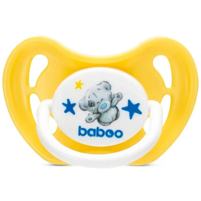 Пустышка Baboo Me To You 6+ мес.желтая (90415)